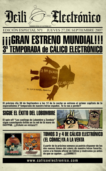 Tercera temporada de Cálico Electrónico