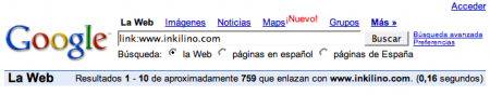 Google actualiza los backlinks