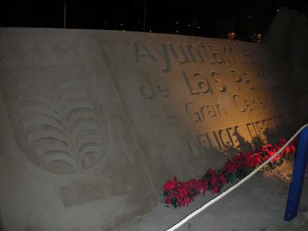 Belen de arena en Las Palmas