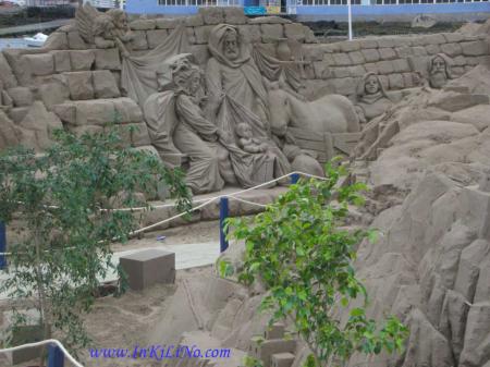 Belen de arena en Las Palmas