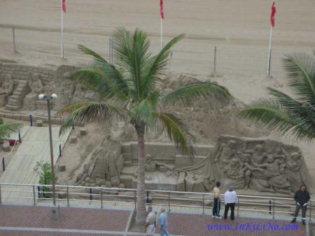 Belen de arena en Las Palmas