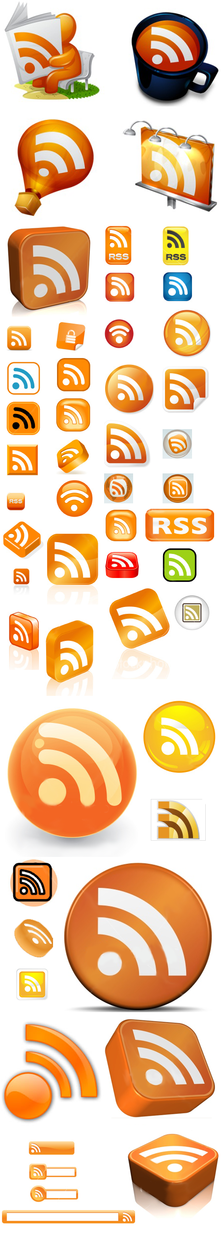 Iconos RSS para tu feed
