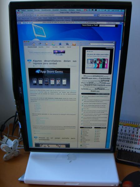 Pantalla girada 90