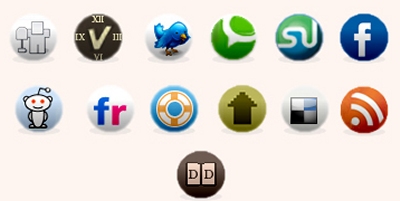 Iconos sociales para tu blog