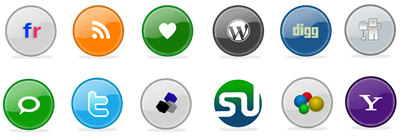 Iconos sociales para tu blog