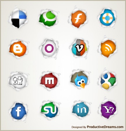 iconos sociales